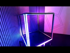 Perfil LED Cubo Iluminado de Três Lados