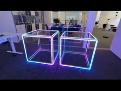 Perfil LED Cubo Iluminado de Três Lados