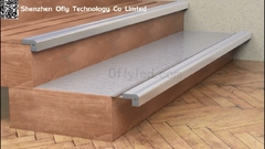 Iluminação de escada Profil LED de alumínio