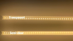 Efeito luminoso de diferentes coberturas