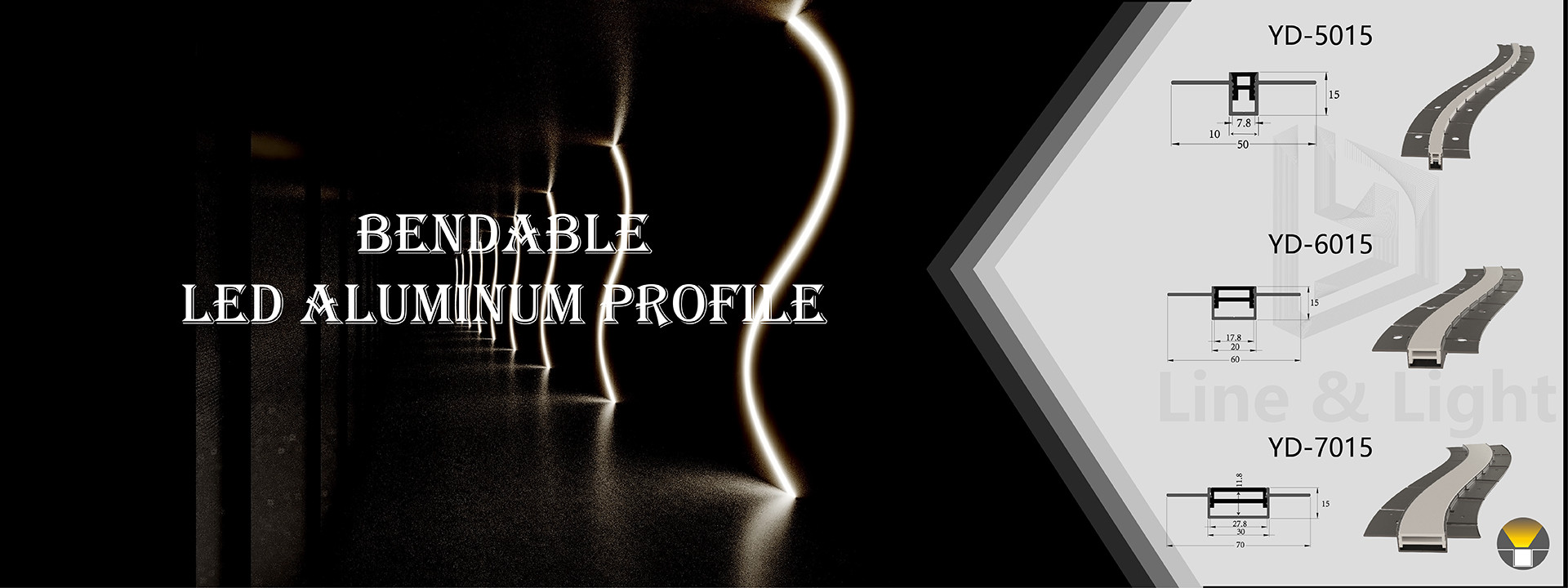 Qualidade Perfil conduzido de alumínio fábrica