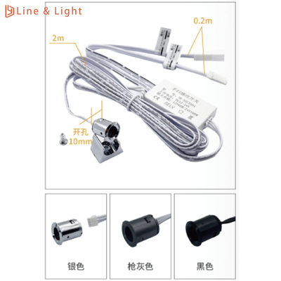 Sensor de onda manual de luz LED de controlo separado com função de atenuação