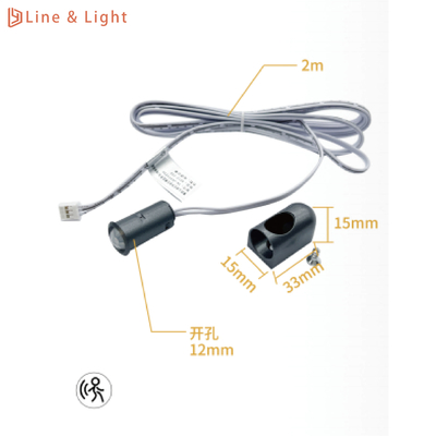 Sensor de infravermelho piroelétrico Corpo humano Sensor de imagem de 120 graus Modulo de sensor de infravermelho Pir Modulo de sensor Switch