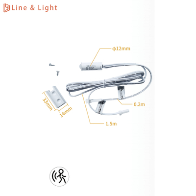 Controle separado Sensor de corpo humano de uma peça Sensores de luz LED com lente de Fresnel