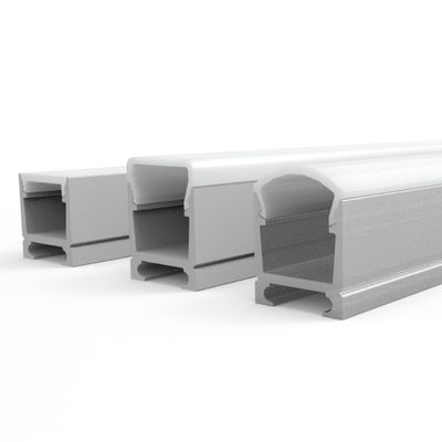 Da extrusão de alumínio H do perfil 14*18mm do diodo emissor de luz das lâmpadas do ímã forma de abrigo